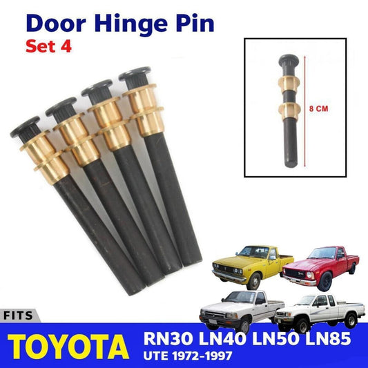 Set4 Door Hinge Pin Bush Kit For 1972-1997 Toyota Hilux RN20 LN40 LN85 Pickup.