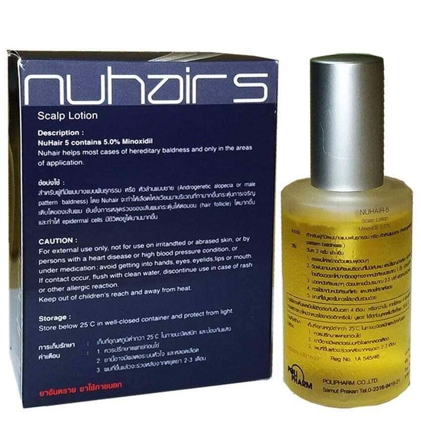 Nuhair 5 Hair Loss Alopecia Androgenetica Male Baldness Hair Lotion Hair Growth