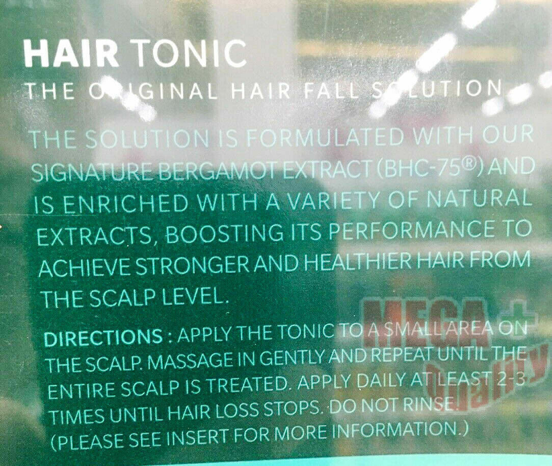 Bergamot hair tonic treatment hair loss growth anti dandruff scalp natural 200ml