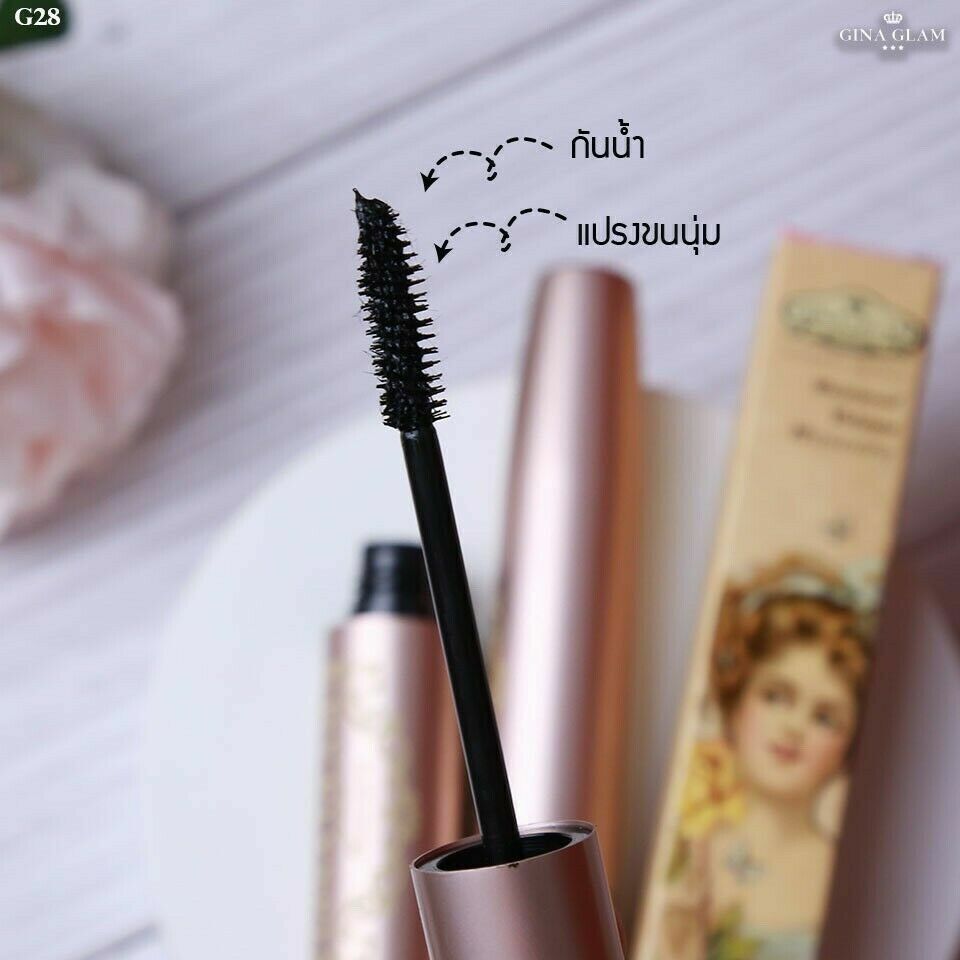 GINA GLAM Waterproof Volume Mascara G28 8 g thick and long, curling up naturally
