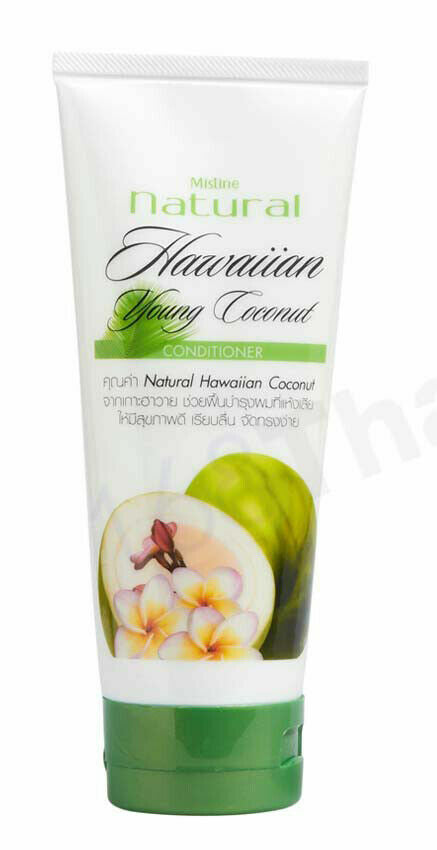 Mistine Natural Hawaiian Young Coconut Hair Conditioners Nourishing 150 ml.