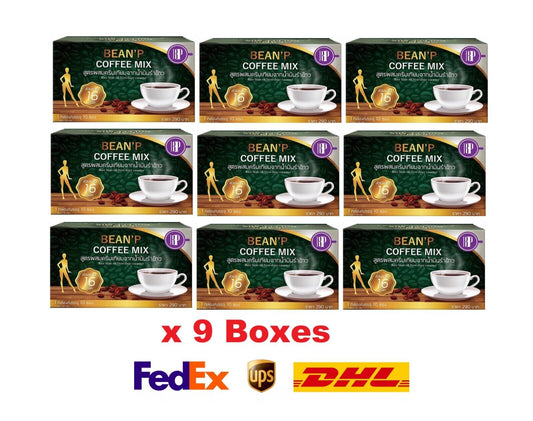9x Bean'P Instant Health Coffee weight loss non-dairy creamer from rice bran oil