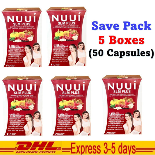 5x NUUI SLM Firm Burn Block Fit Slim Shape Balance Chitosan Healthy