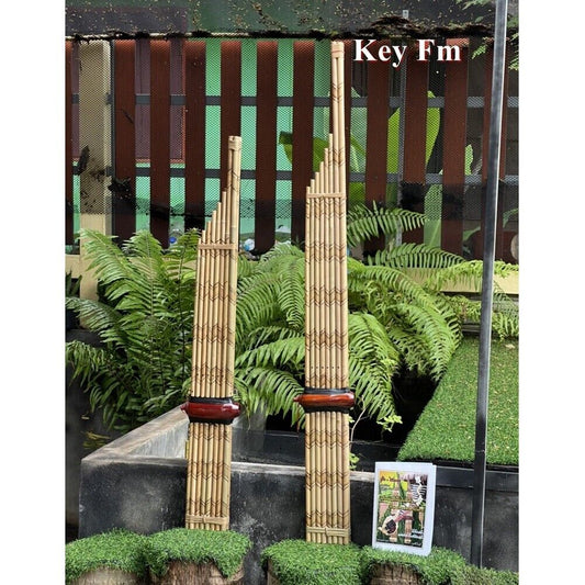 Musical Folk Khaen Bamboo Thai Tradition Isan Good Sound Mouth Organ 8 Key Fm