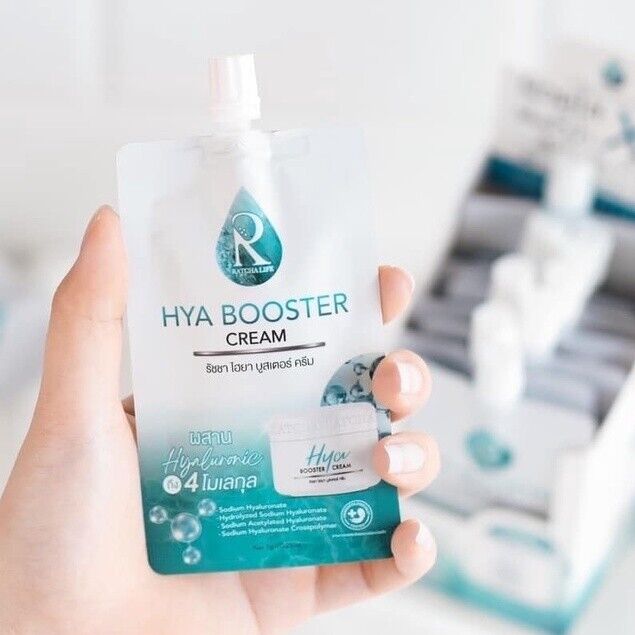 10x Ratcha Hya Booster Cream Moisturizing Anti-Wrinkles Aging Younger Skin 7 g