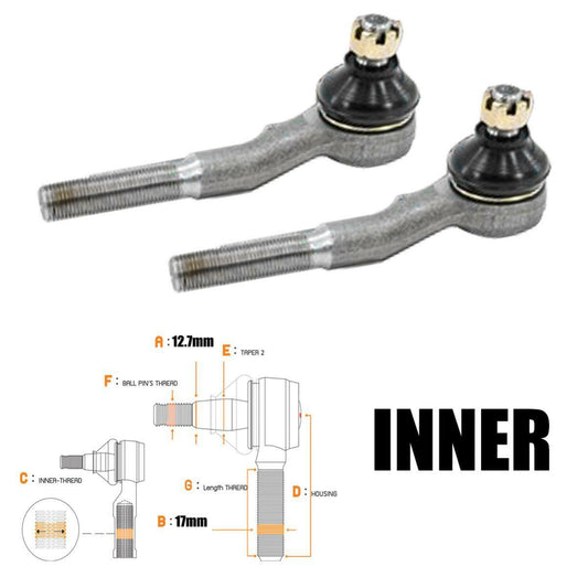 2X Tie Rod End Inner For Toyota Hilux RN10 RN15 Pickup Ute Truck 1968-1972