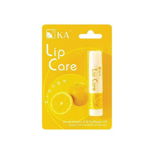 KA Lip Care Orange 3.5 g Vitamin E Protect your lips from the sun