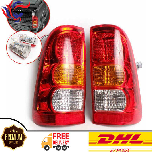 Tail Lamp Rear Lights Pair LH RH Fit Toyota Hilux Vigo SR5 MK6 2005-2011