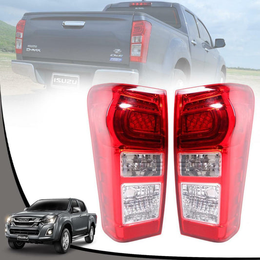 Pair Tail Light Rear Lamp LED Red For Isuzu D-max Dmax Pickup UTE 2012-2019