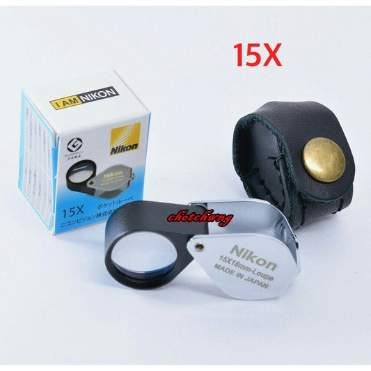 Nikon FullHD 15x18mm Lens Glass 2level Very Zoom Clear Diamond Amulet Magnifying