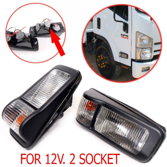 Side Marker Lamp 12V. Turn Signal Light LH RH Fit Isuzu NPR 150 NQR 175 2009-17
