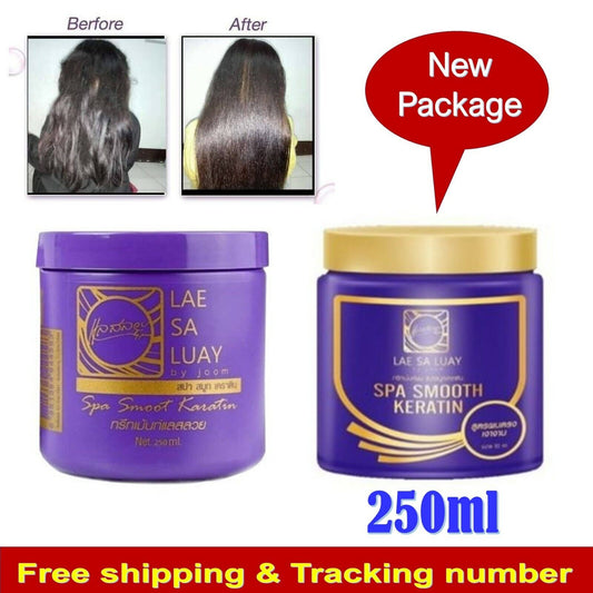 LAE SA LUAY By Joom Spa Thai Hair Skin Treatment Smooth Keratin Charcoal 250ml