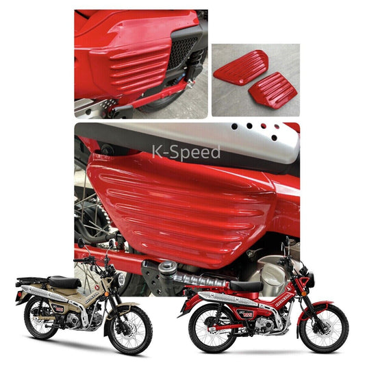 Red Fairing Side Pocket Cover Custom For Honda CT125 Hunter Cub 2022 - 2023