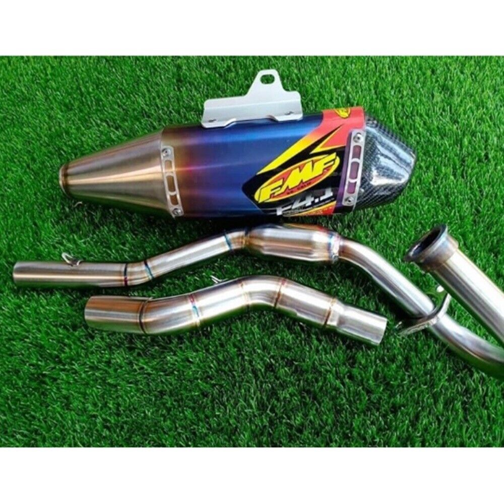 Exhaust Headers Muffler Yamaha WR155 Stainless steel Titanium System Side Pipe