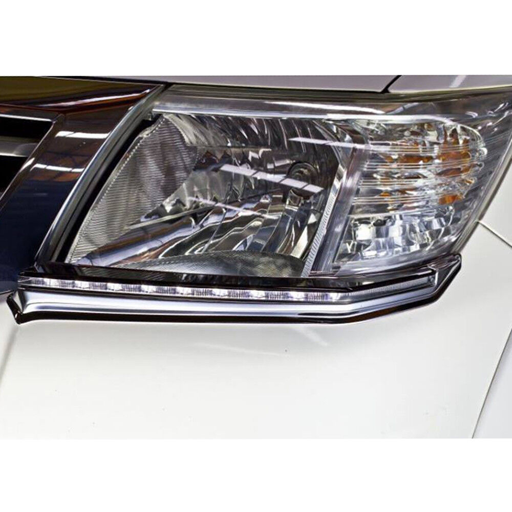 Fit 12-14 Toyota Hilux Vigo Champ MK7 Under Headlight Daytime Turn Signal Pair