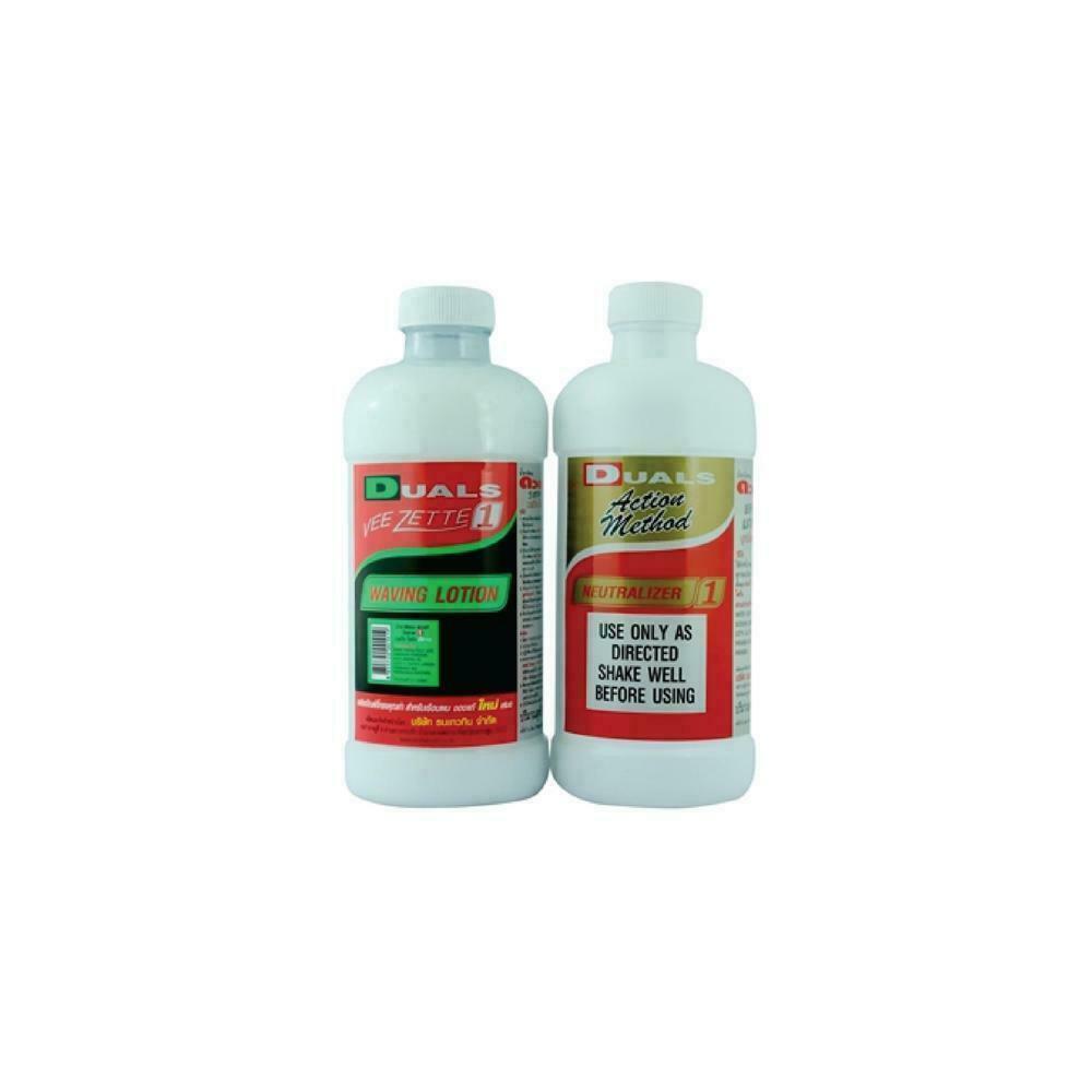 Duals Vee Zette Waving Perming Kit 1 400 ml x 2 Suitable for strong hair