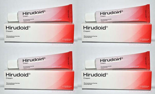 4 x HIRUDOID Bruises Inflamed Sun Burn Scars Cream 10 g.