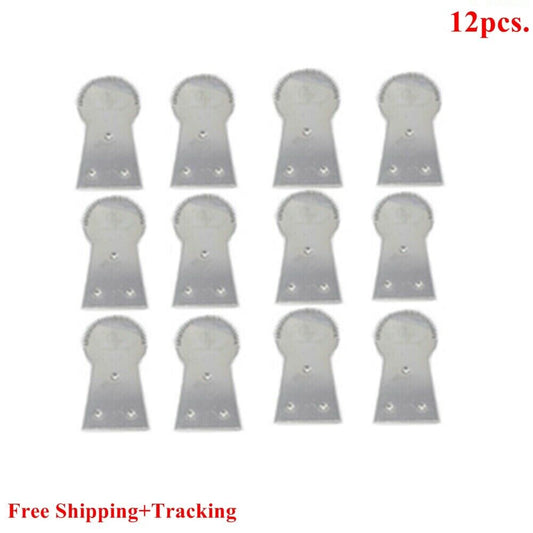 12 pcs Coconut Grater Thai Hand Scraper Shredder Kitchen Tools Food Stainless