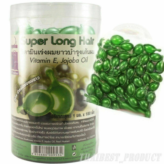 A-Trainer Vitamins Tablets Green Super Long hair Cream 150 Capsules