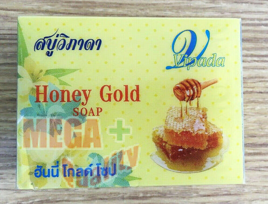 Vipada Honey Soap Skin Care Smooth Natural Herb provide Moisture Brightening