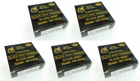 5 x K BROTHERS SOAP U.S.A. BEAUTY CARE FACE OUT FOR BLACK SPOT MASK ON FACE 50g