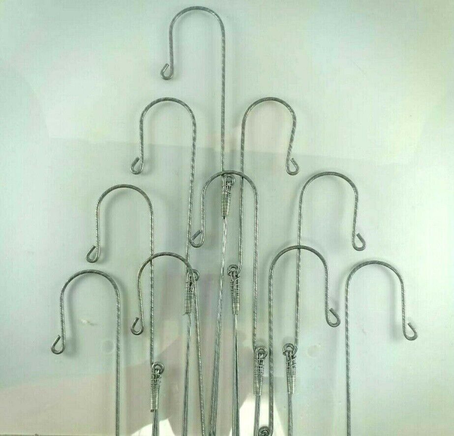 12x Hanging Wire Orchid Vanda Hanger Planter Flowers Plant Garden Baskets
