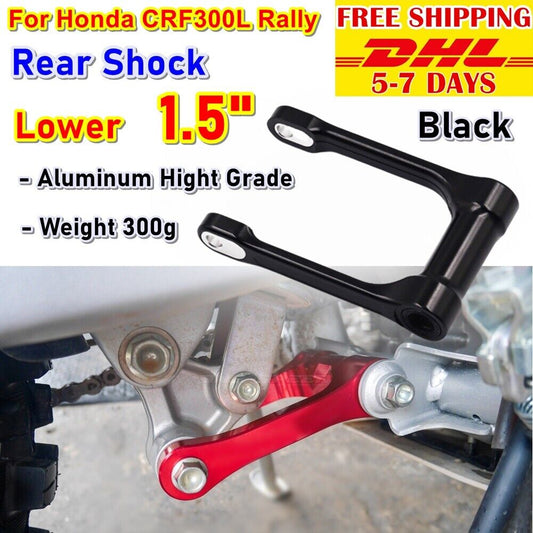Rear Shock Sorter 1.5 inch For HONDA CRF 300 L RALLY Aluminum CNC Black P
