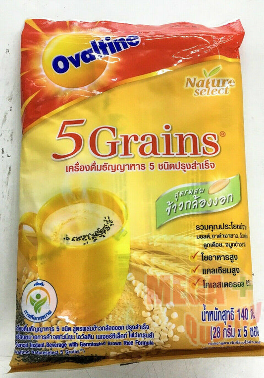 Ovaltin Nature 5 Grains Nature Cereal Instant Beverage Germinated Brown Rice140g