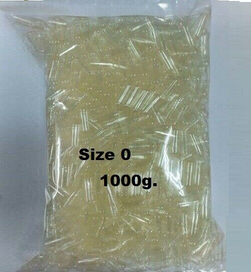 1000 Size 0 Empty Clear Caps Capsule Halal Vegan Refill Herbal Vegetarian Herb