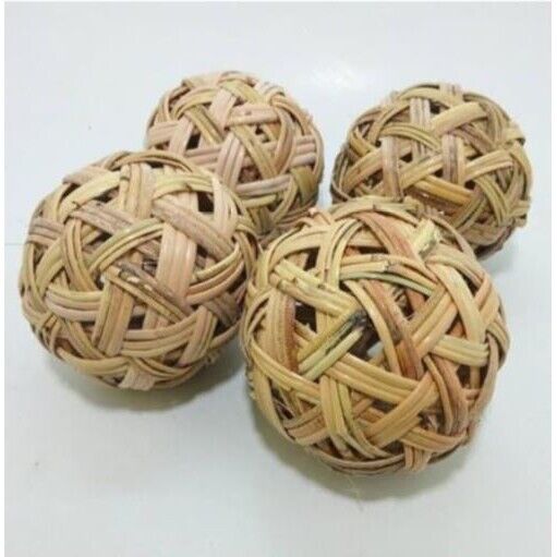 1Pc of Sepak Takraw Thai Rattan Balls Sport Kick Handmade style Home Decor
