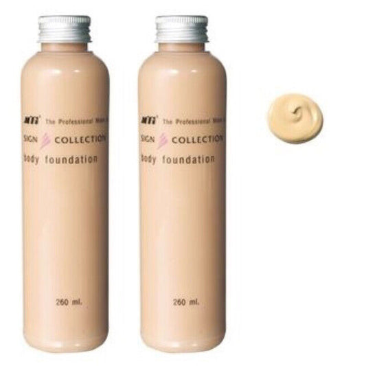2 x MTI Sign Collection Body Foundation #N2 Reddish Skin 260 ml or 8.79 oz
