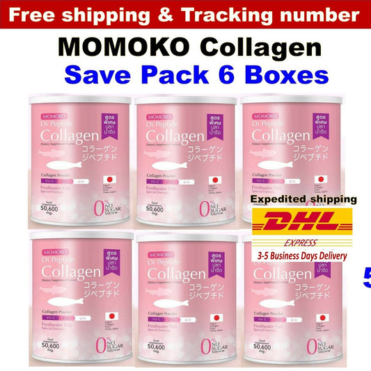 6x Momoko Collegen Reduce Joint Pain Knee Pain Nourish Skin Nails Hair Stronger