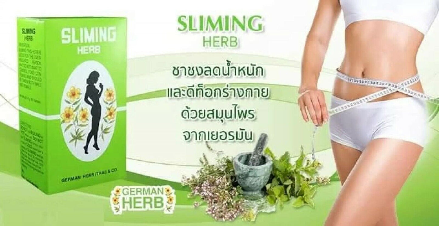 50 Bags Sliming Herbal Tea German Herb Reduce belly detox burn weight loss