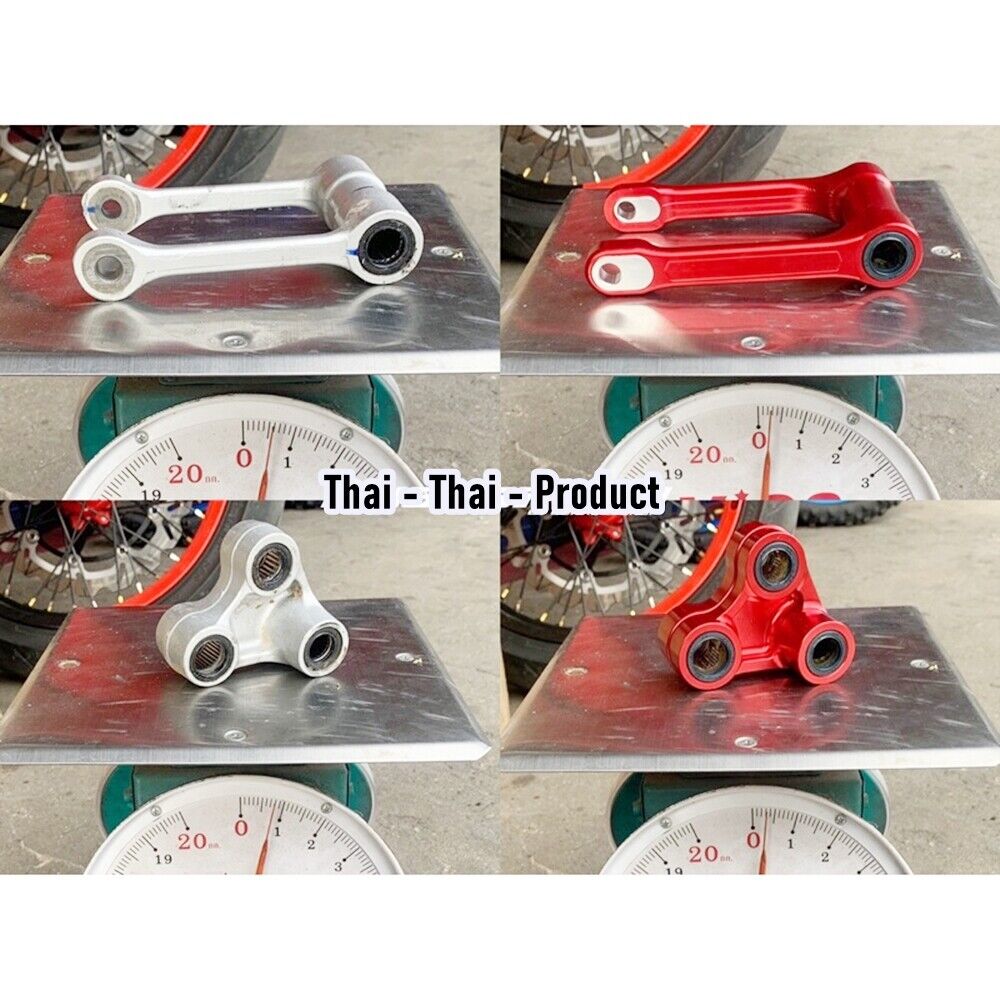 Rear Shorter Lowering & Arm Sub Assy 1.5'' For Honda Crf300 L Rally Red 600g -P