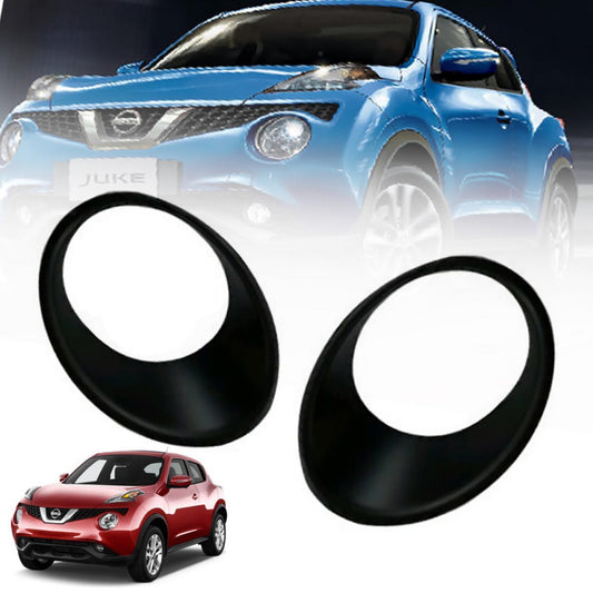 MATTE BLACK HEAD LAMP LIGHT COVER FOR NISSAN JUKE HATCHBACK 2015-2018 FACELIFT