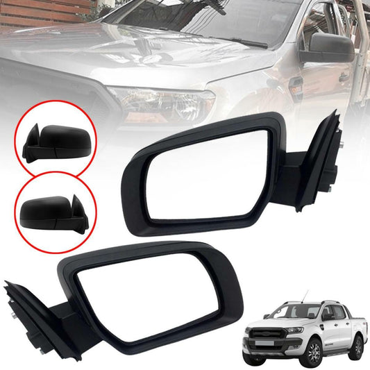 Side Mirror LH RH Black Manual For Ford Ranger T6 MK PX 2016-2018 Pickup UTE