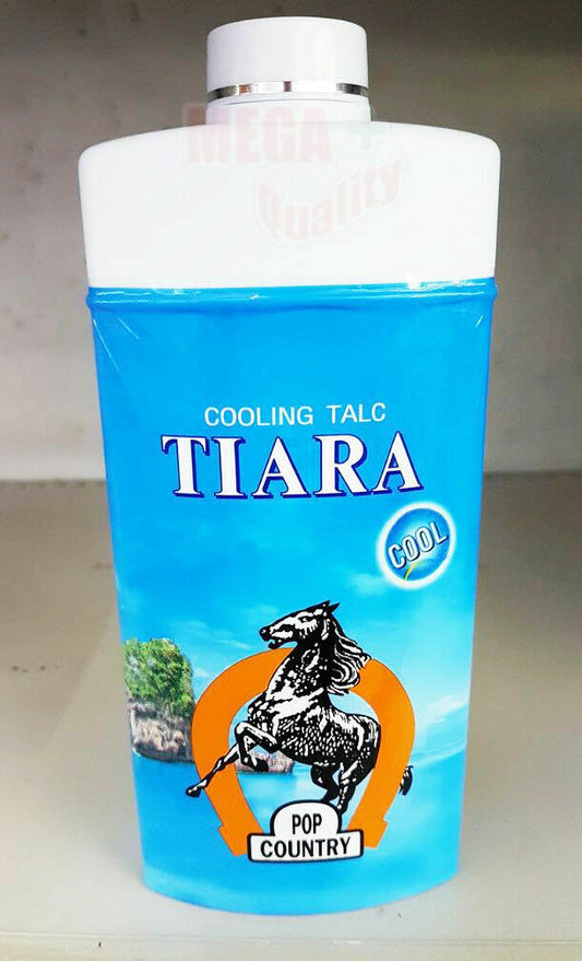 TIARA COOLING TALC POP COUNTRY Body Powder Extreme Cooling Prickly Heat 200g.