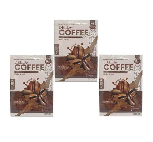 3xDella Coffee Instant Drink Weight Management 0% sugar Help reduce fussy eating