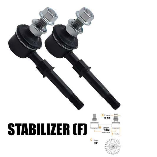 2x Stabilizer Link Front For Mitsubishi MIRAGE Space Star Hatchback 2012-2016