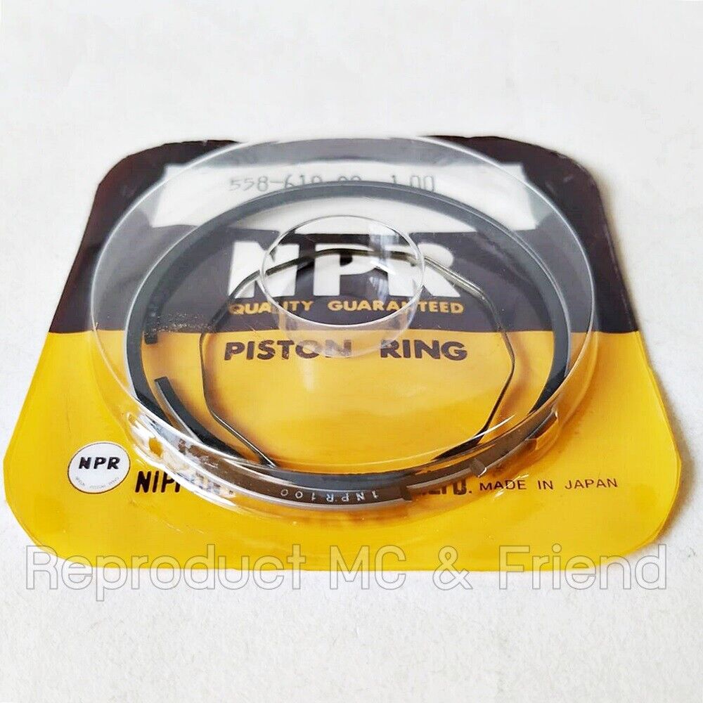 Yamaha DT100 (1976-1980) MX100 (1979-1983) Piston Ring Set Oversize 1.00 Japan