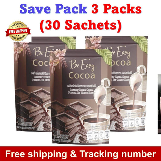 3X Be Easy Cocoa Instant Cocoa Powder Ready Diet Drink Weight Control Burn Fat