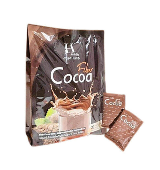 SURE HERB Cocoa Instant Drink No sugar, Low calories Slim Healthy 20 sachets