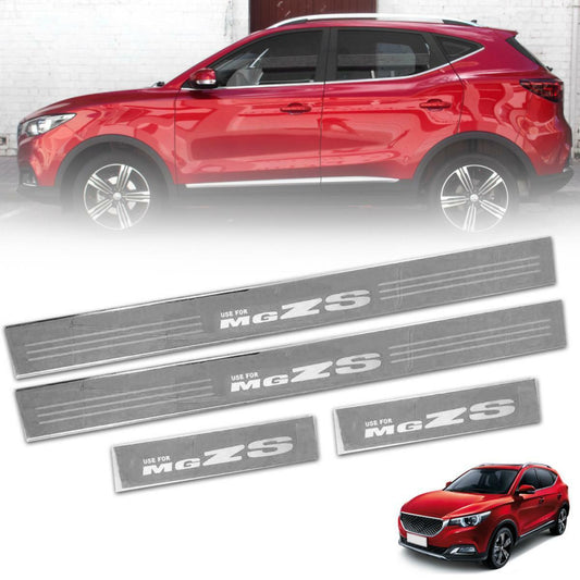 Scuff Plate Door Step Sill Chrome Stainless Steel For MG ZS 2017 2018 2019 2020