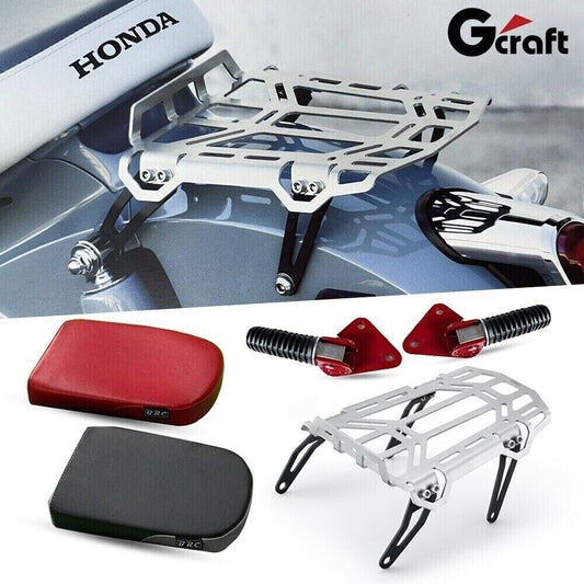 REAR LUGGAGE RACK SEAT FOOT PEGS FOOTREST FOR HONDA SUPER CUB C125 2018-2023