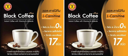 2 x Naturegift Black Coffee L-Carnitine Instant Coffee Vitamins Minerals Fibers