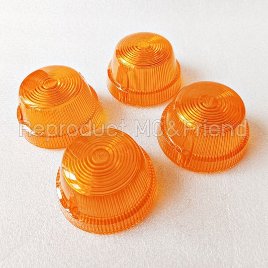 4x Turn Signal Lamp Lens For Honda C50 C50K1 C50M1 C65 C70 C70M1 C70K1 C70K2 C90