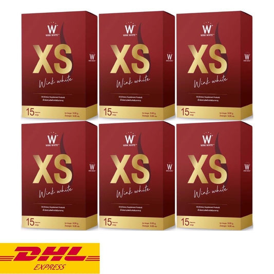 6x Wink White XS Weight Management Natural Dietary Supplement Original 15's