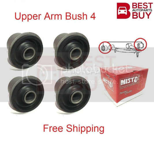 4 Pcs Front Upper Arm Bush For Toyota Land Cruiser Tundra Lexus LX570 URJ200