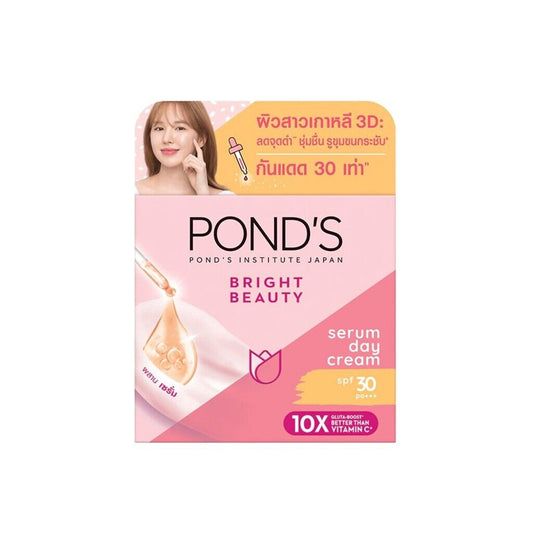 Pond's Bright Beauty Serum Day Cream SPF30 PA+++ Boost Facial Skin Brighten 45g