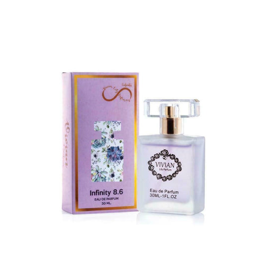 Vivian Infinity 8.6 Eau de Parfum Spray 30 ml 1 fl oz fruit + mixed flowers